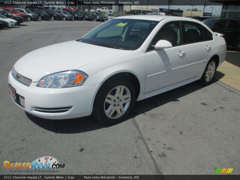 2012 Chevrolet Impala LT Summit White / Gray Photo #3