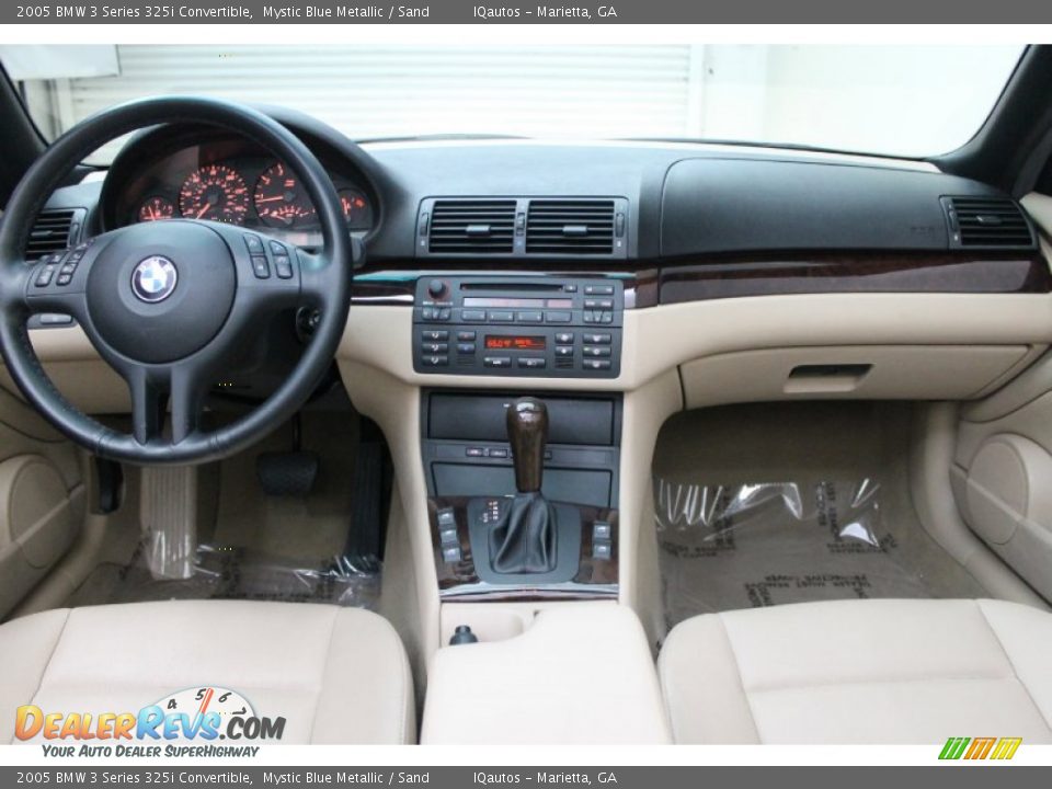 2005 BMW 3 Series 325i Convertible Mystic Blue Metallic / Sand Photo #19