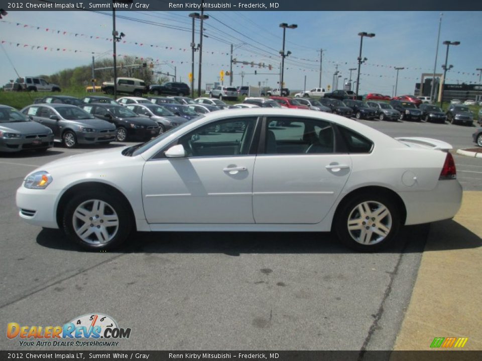 2012 Chevrolet Impala LT Summit White / Gray Photo #4