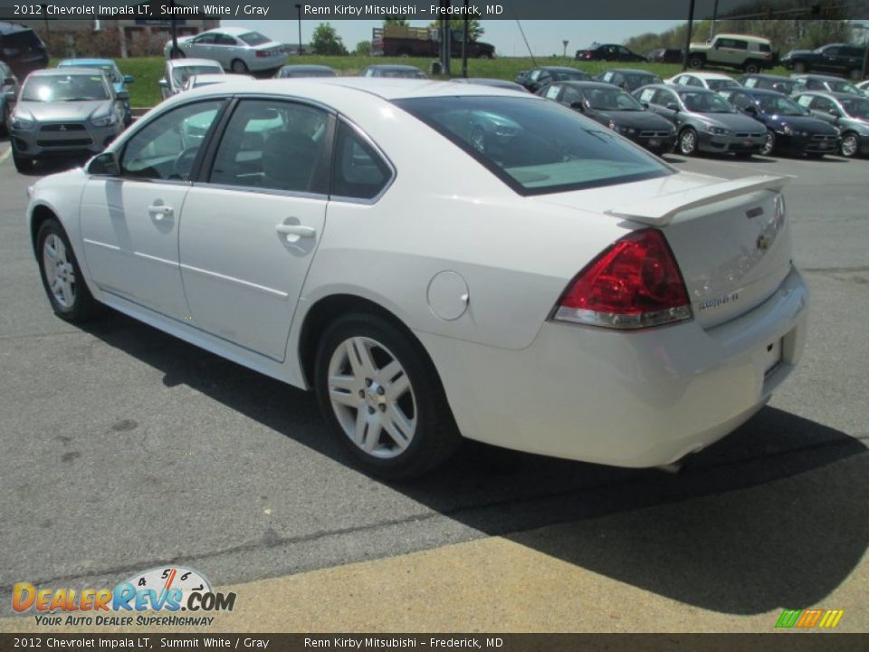 2012 Chevrolet Impala LT Summit White / Gray Photo #5