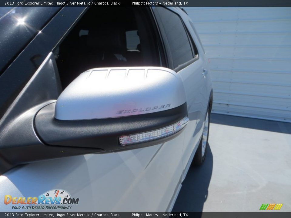 2013 Ford Explorer Limited Ingot Silver Metallic / Charcoal Black Photo #15