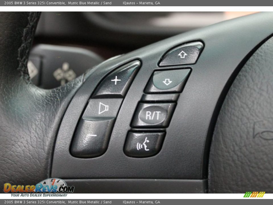 2005 BMW 3 Series 325i Convertible Mystic Blue Metallic / Sand Photo #23