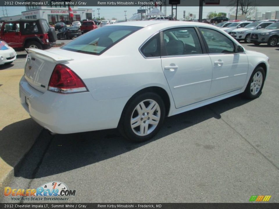 2012 Chevrolet Impala LT Summit White / Gray Photo #7
