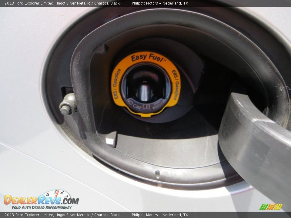 2013 Ford Explorer Limited Ingot Silver Metallic / Charcoal Black Photo #18