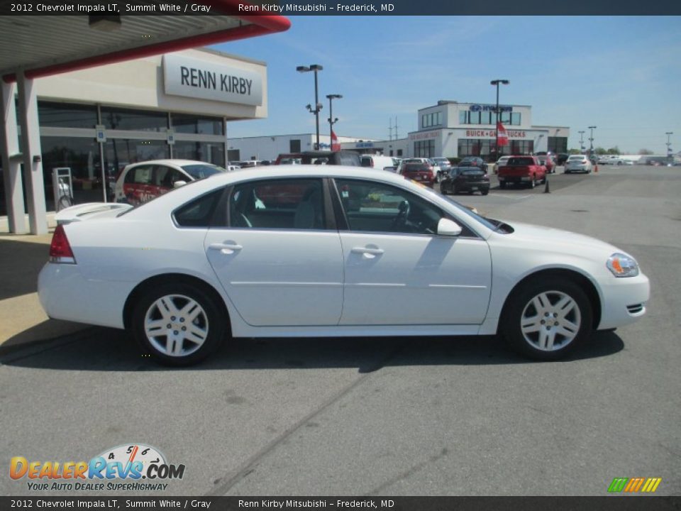 2012 Chevrolet Impala LT Summit White / Gray Photo #8