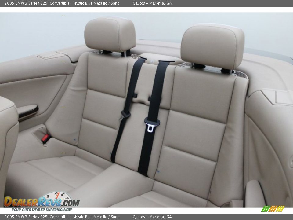 2005 BMW 3 Series 325i Convertible Mystic Blue Metallic / Sand Photo #27