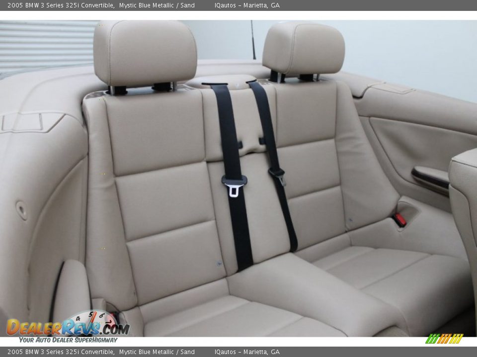 2005 BMW 3 Series 325i Convertible Mystic Blue Metallic / Sand Photo #28