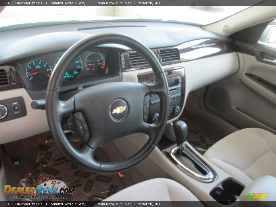 2012 Chevrolet Impala LT Summit White / Gray Photo #12