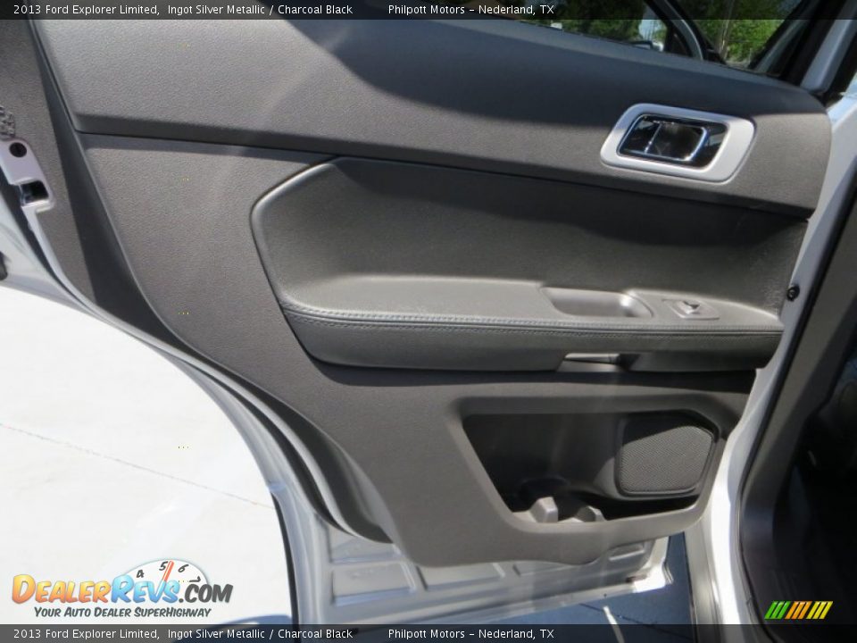 2013 Ford Explorer Limited Ingot Silver Metallic / Charcoal Black Photo #22