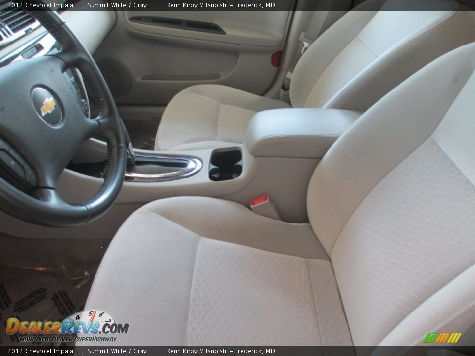 2012 Chevrolet Impala LT Summit White / Gray Photo #13