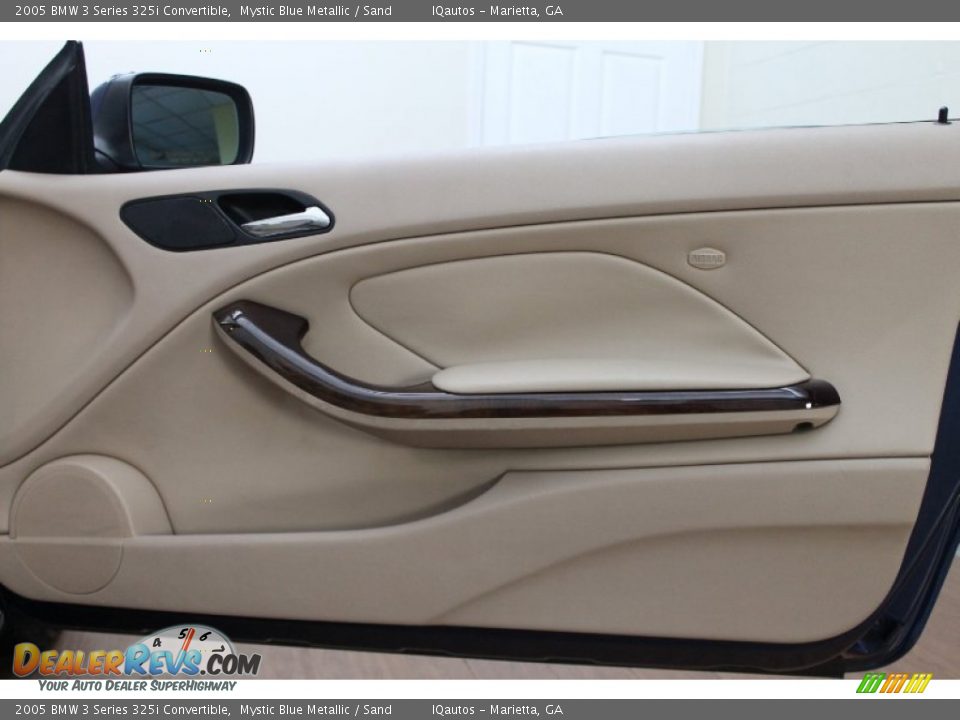 2005 BMW 3 Series 325i Convertible Mystic Blue Metallic / Sand Photo #30
