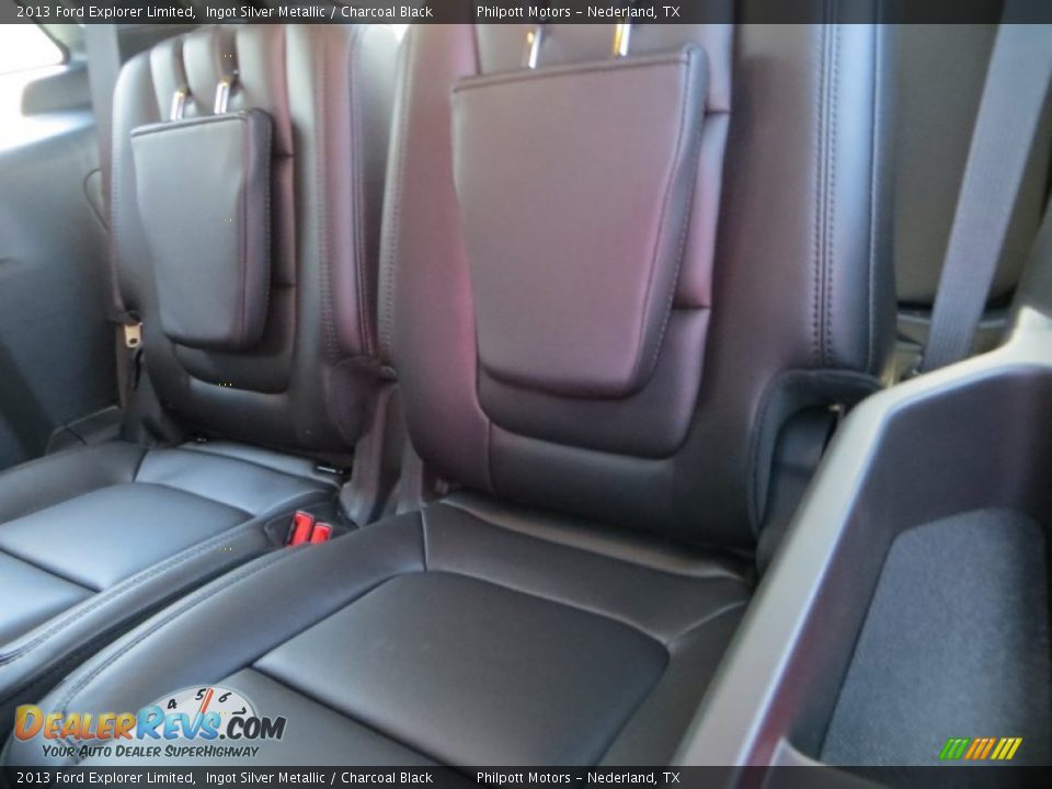 2013 Ford Explorer Limited Ingot Silver Metallic / Charcoal Black Photo #24