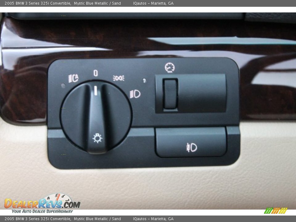 2005 BMW 3 Series 325i Convertible Mystic Blue Metallic / Sand Photo #31