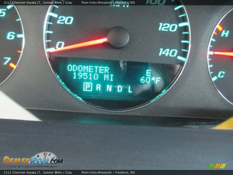 2012 Chevrolet Impala LT Summit White / Gray Photo #15