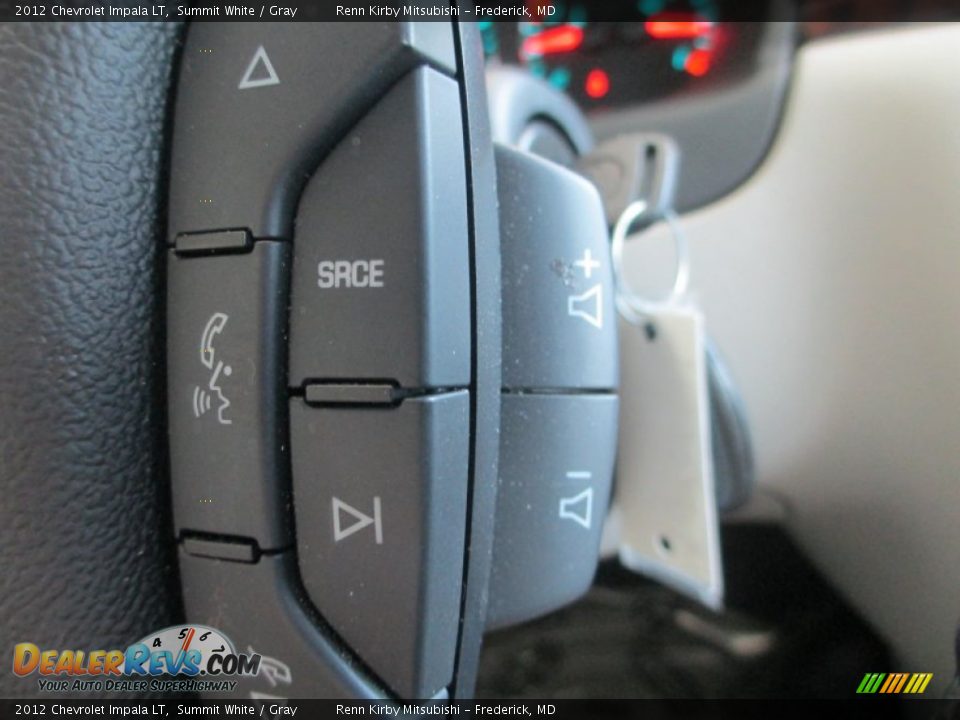 2012 Chevrolet Impala LT Summit White / Gray Photo #18