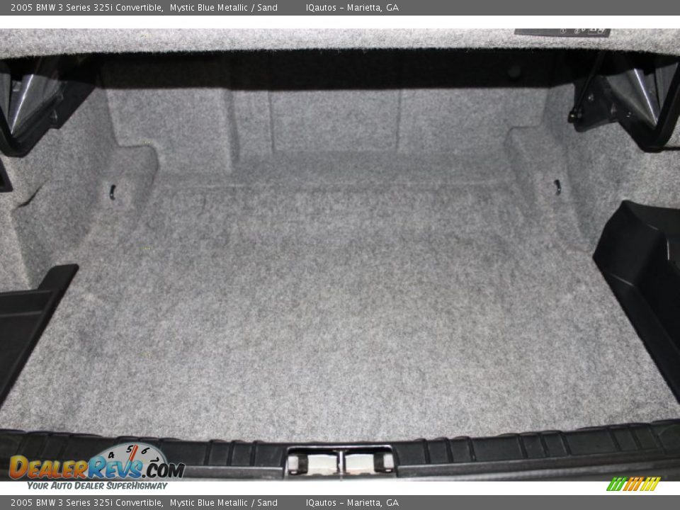 2005 BMW 3 Series 325i Convertible Mystic Blue Metallic / Sand Photo #36