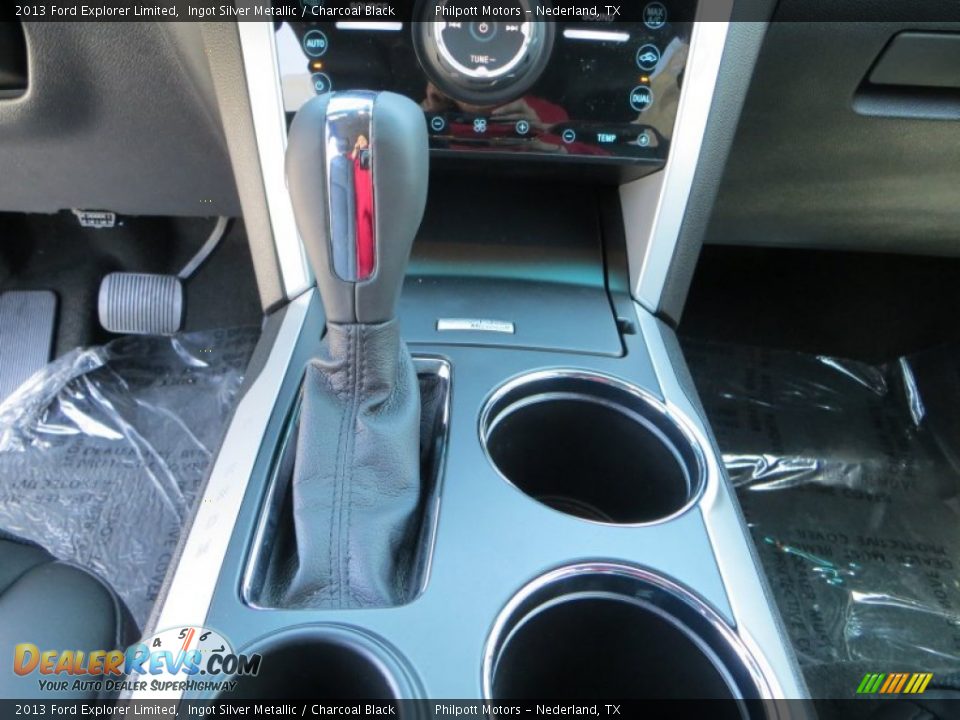 2013 Ford Explorer Limited Ingot Silver Metallic / Charcoal Black Photo #32