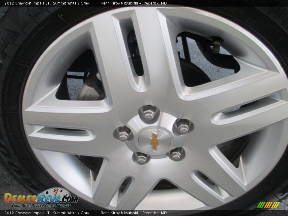 2012 Chevrolet Impala LT Summit White / Gray Photo #24