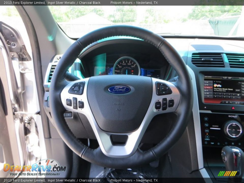 2013 Ford Explorer Limited Steering Wheel Photo #34