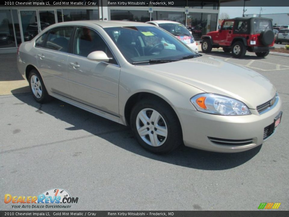 2010 Chevrolet Impala LS Gold Mist Metallic / Gray Photo #1