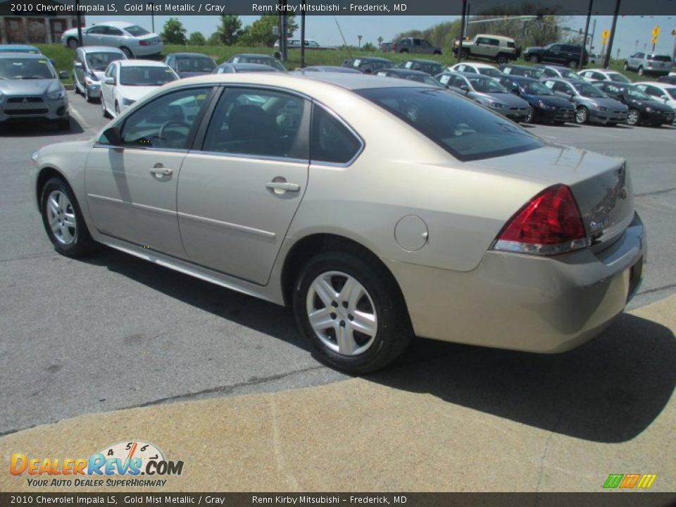 2010 Chevrolet Impala LS Gold Mist Metallic / Gray Photo #5