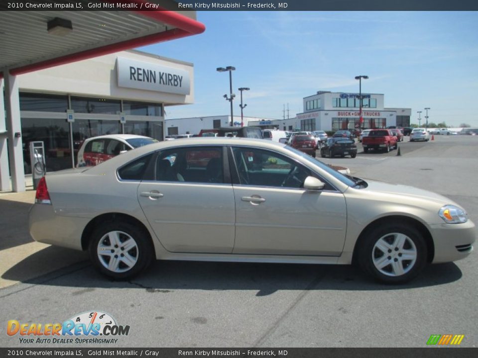 2010 Chevrolet Impala LS Gold Mist Metallic / Gray Photo #8