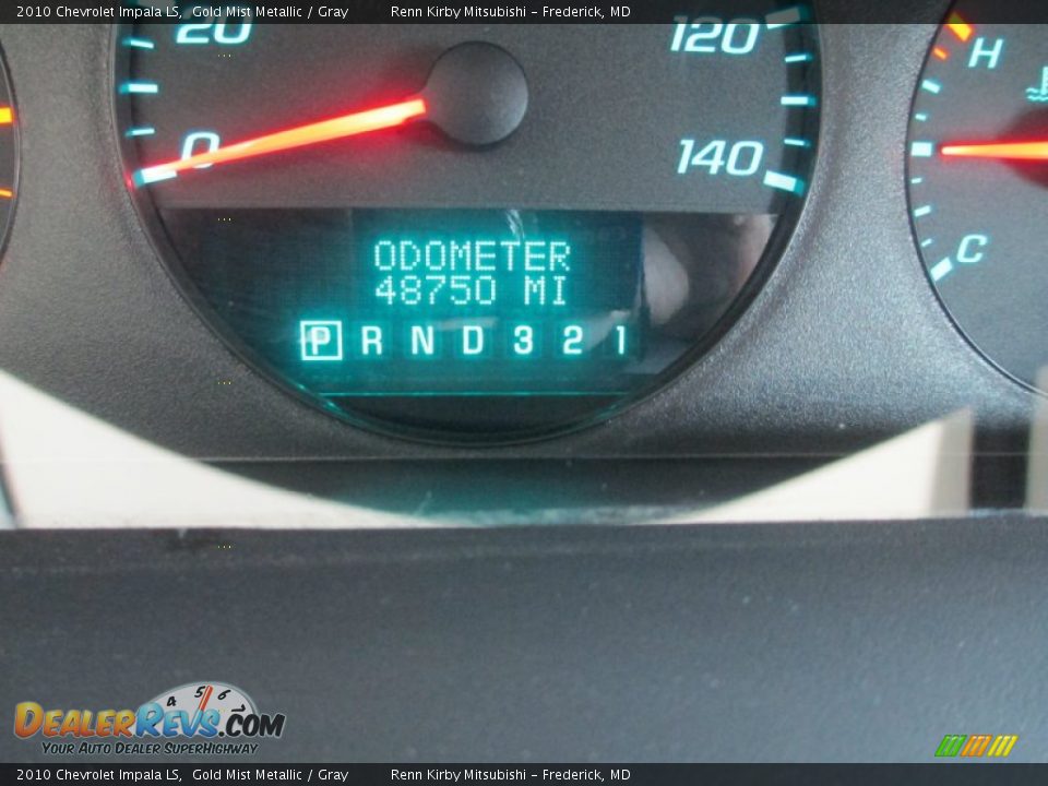 2010 Chevrolet Impala LS Gold Mist Metallic / Gray Photo #15