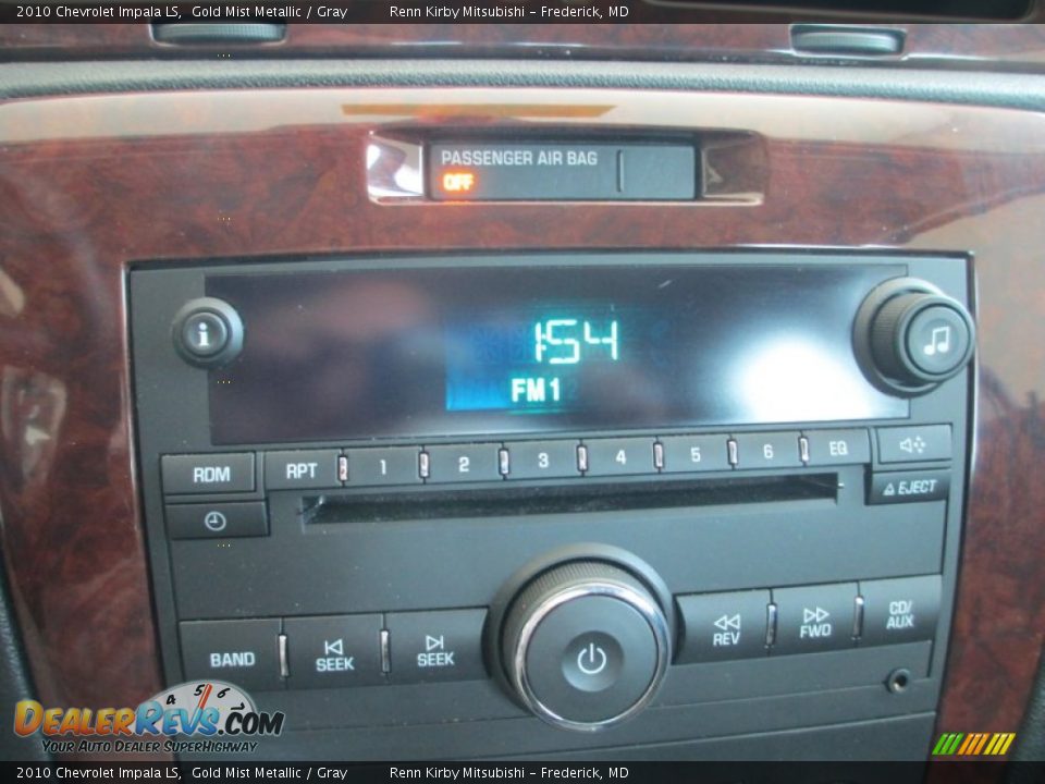 2010 Chevrolet Impala LS Gold Mist Metallic / Gray Photo #19