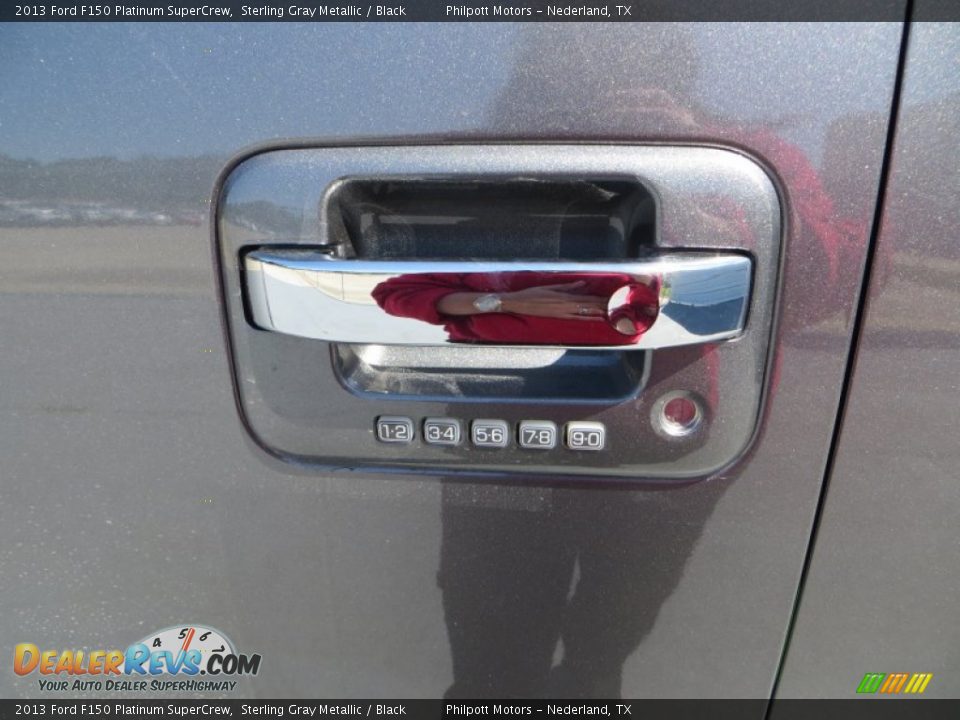 2013 Ford F150 Platinum SuperCrew Sterling Gray Metallic / Black Photo #18