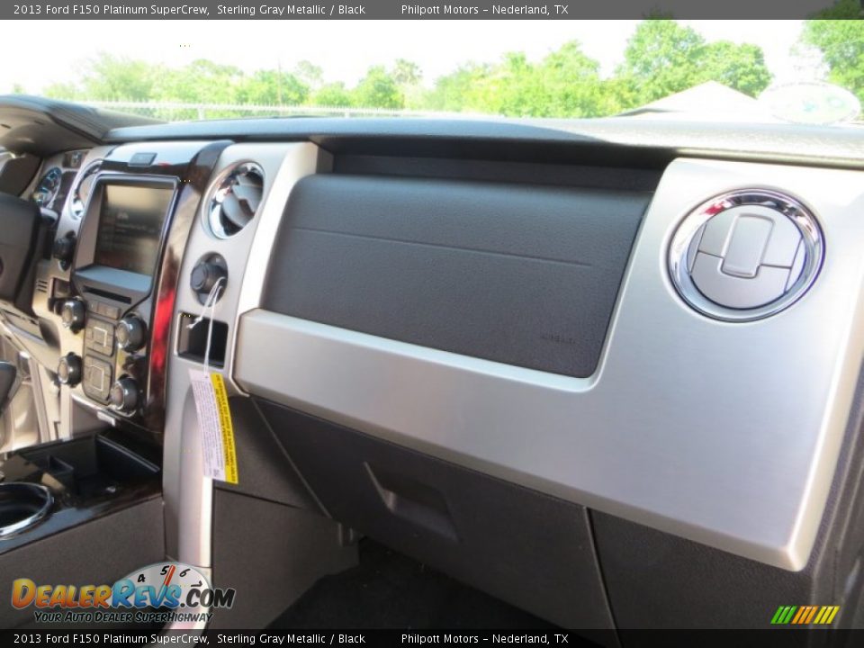 2013 Ford F150 Platinum SuperCrew Sterling Gray Metallic / Black Photo #21