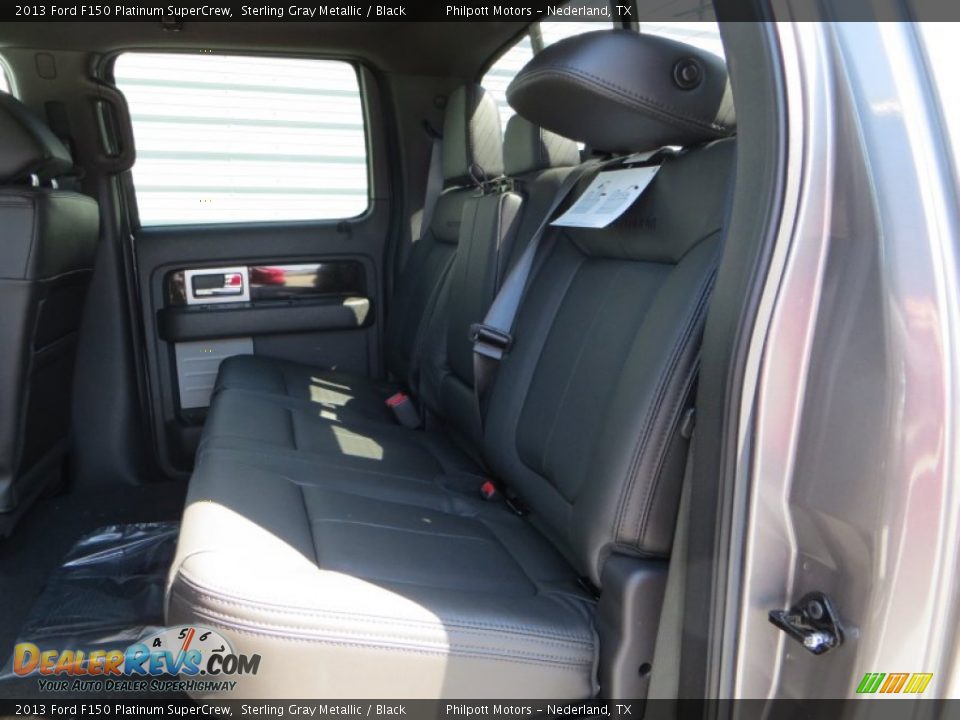 2013 Ford F150 Platinum SuperCrew Sterling Gray Metallic / Black Photo #23