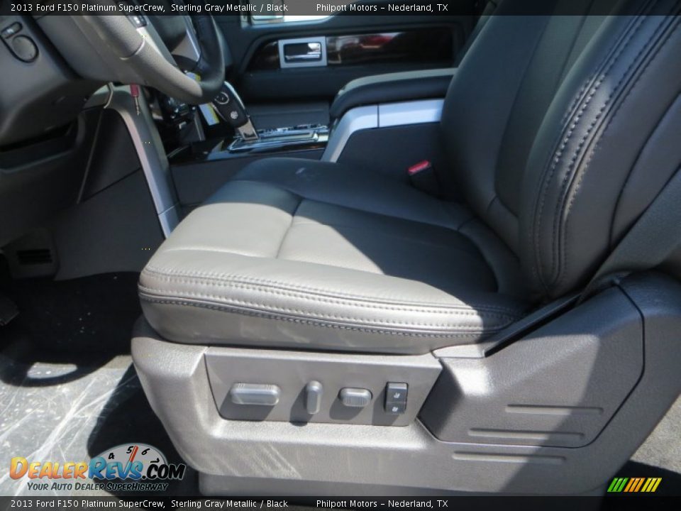 2013 Ford F150 Platinum SuperCrew Sterling Gray Metallic / Black Photo #26