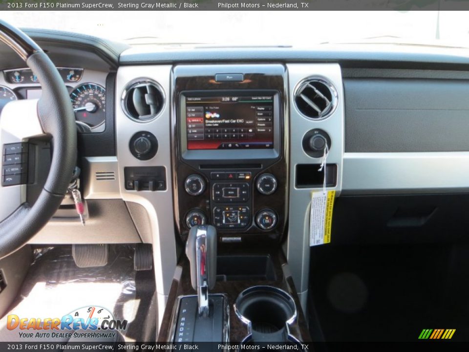 2013 Ford F150 Platinum SuperCrew Sterling Gray Metallic / Black Photo #29