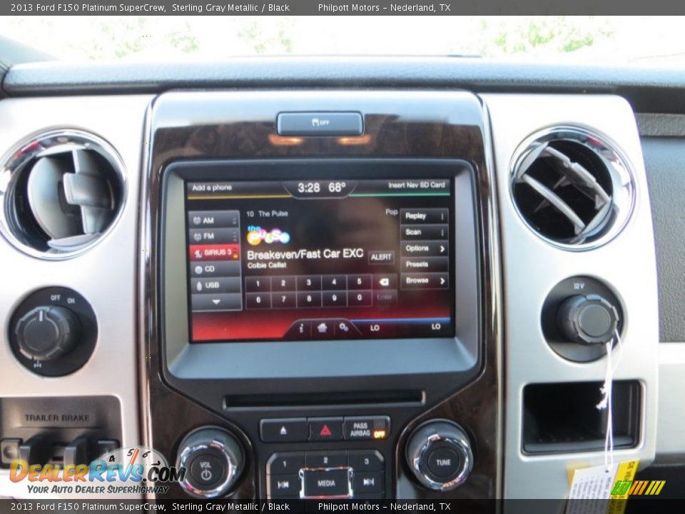 2013 Ford F150 Platinum SuperCrew Sterling Gray Metallic / Black Photo #30