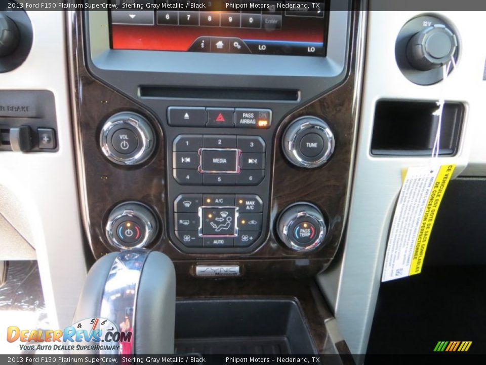 2013 Ford F150 Platinum SuperCrew Sterling Gray Metallic / Black Photo #31