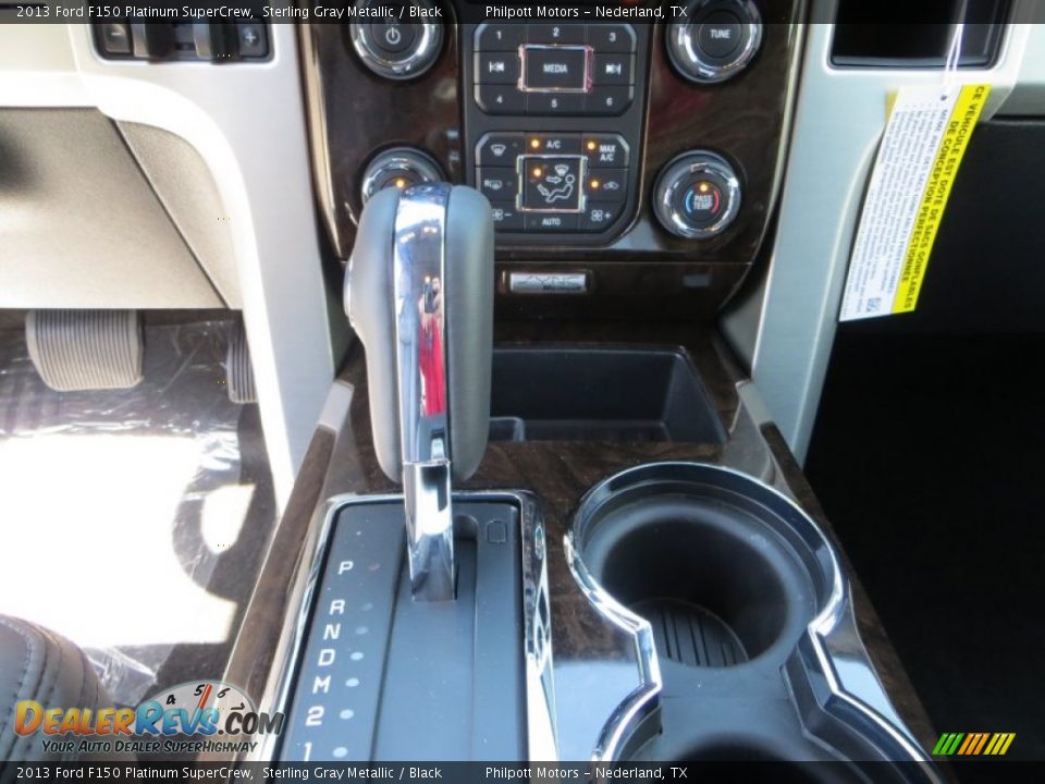 2013 Ford F150 Platinum SuperCrew Sterling Gray Metallic / Black Photo #32