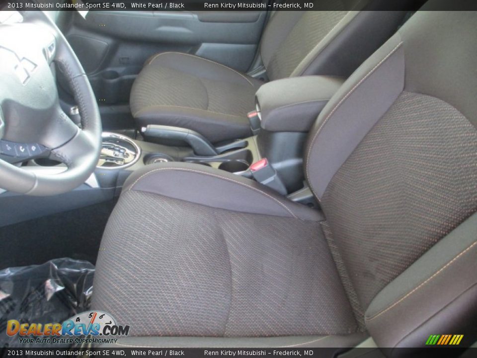 2013 Mitsubishi Outlander Sport SE 4WD White Pearl / Black Photo #13