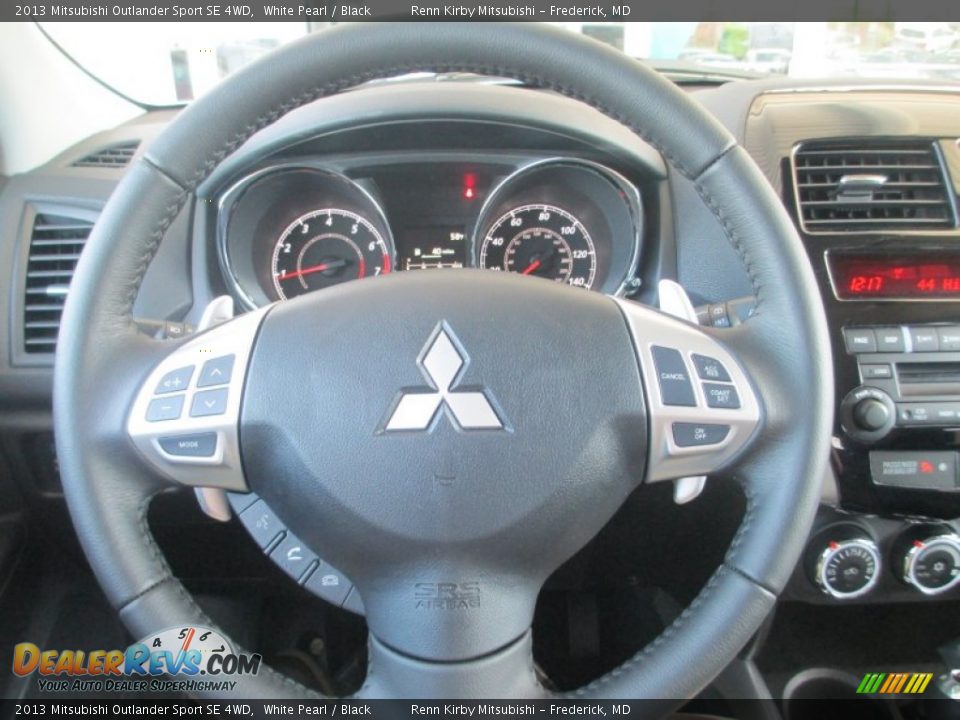 2013 Mitsubishi Outlander Sport SE 4WD White Pearl / Black Photo #21