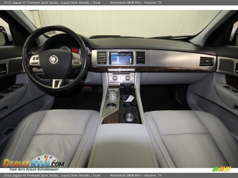 Dashboard of 2010 Jaguar XF Premium Sport Sedan Photo #4