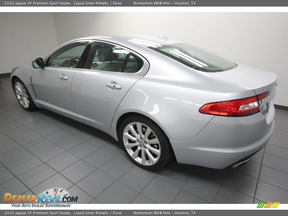 Liquid Silver Metallic 2010 Jaguar XF Premium Sport Sedan Photo #5