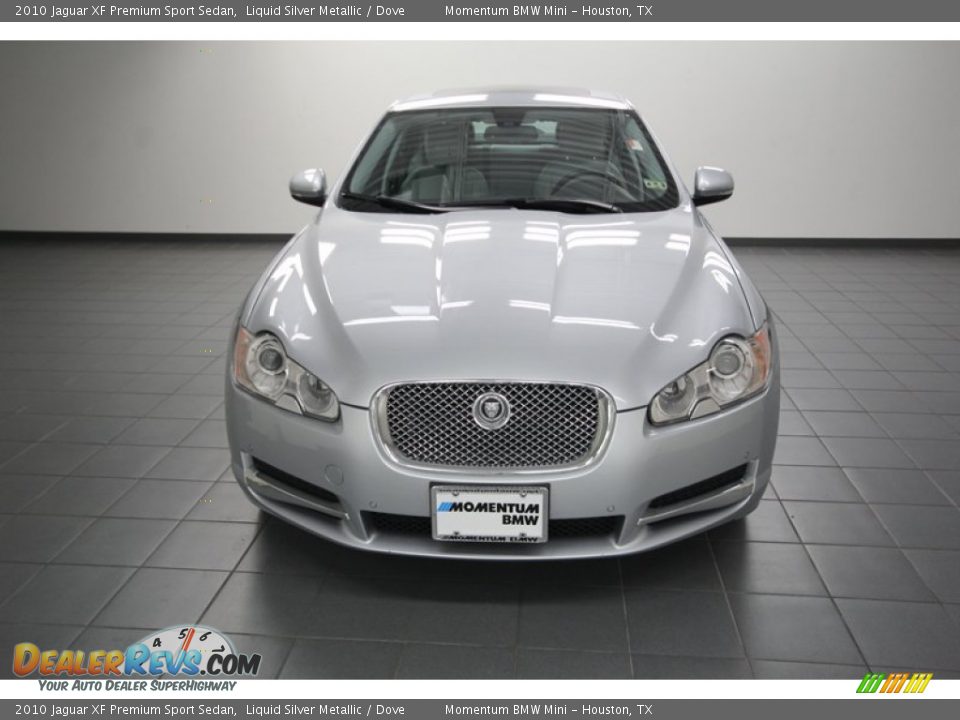 2010 Jaguar XF Premium Sport Sedan Liquid Silver Metallic / Dove Photo #6