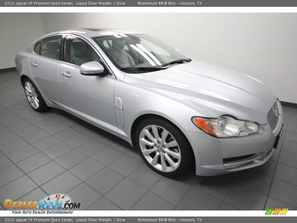 Front 3/4 View of 2010 Jaguar XF Premium Sport Sedan Photo #8