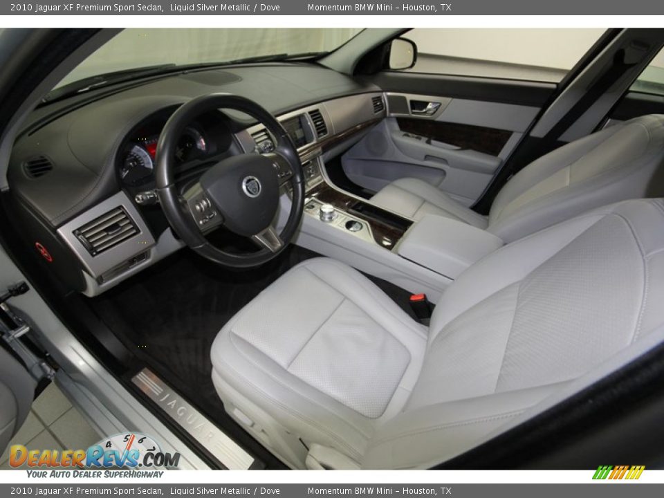 Dove Interior - 2010 Jaguar XF Premium Sport Sedan Photo #12