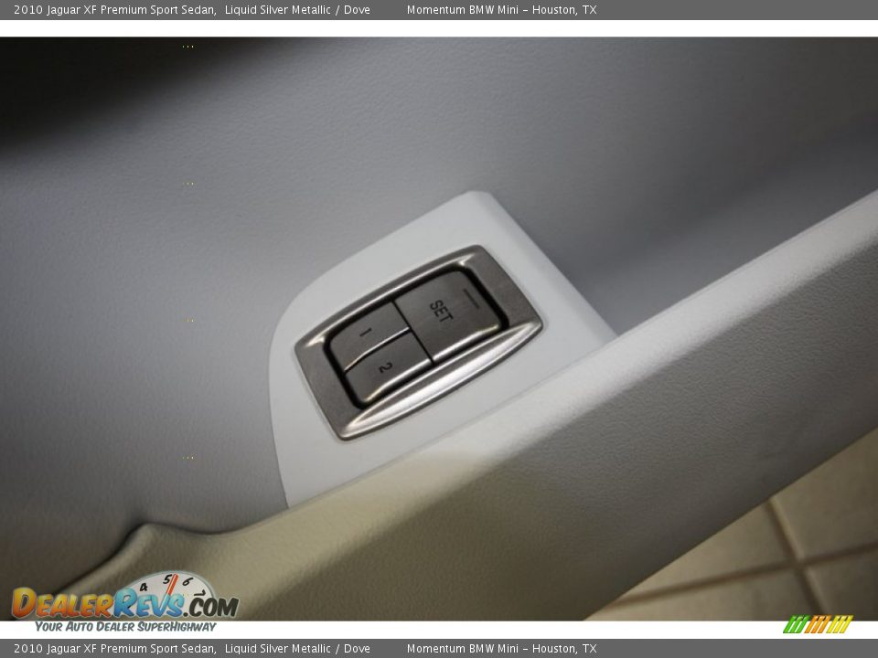 2010 Jaguar XF Premium Sport Sedan Liquid Silver Metallic / Dove Photo #16