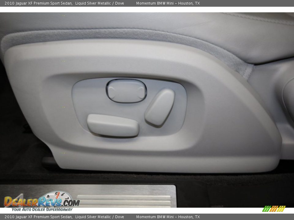 2010 Jaguar XF Premium Sport Sedan Liquid Silver Metallic / Dove Photo #17