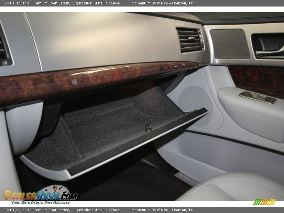 2010 Jaguar XF Premium Sport Sedan Liquid Silver Metallic / Dove Photo #18