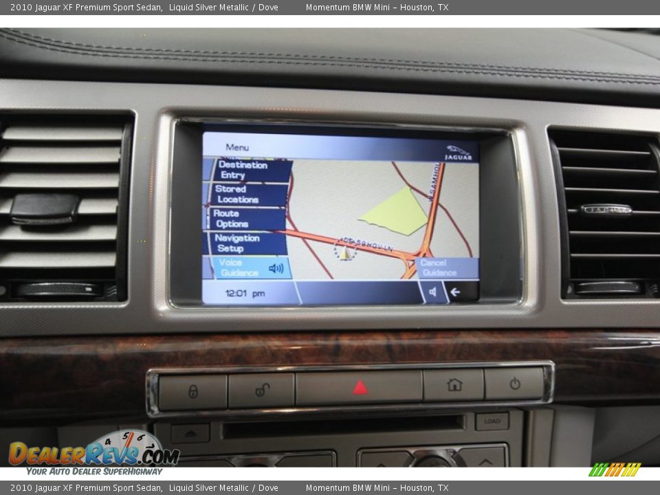 Navigation of 2010 Jaguar XF Premium Sport Sedan Photo #21
