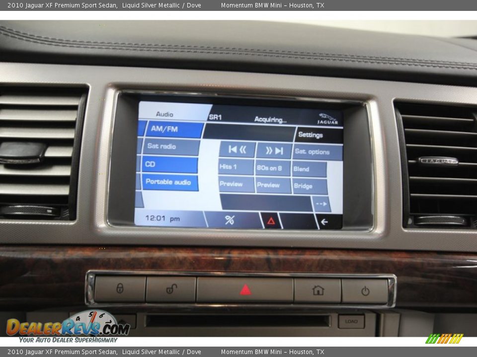 2010 Jaguar XF Premium Sport Sedan Liquid Silver Metallic / Dove Photo #22