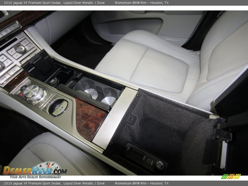 2010 Jaguar XF Premium Sport Sedan Liquid Silver Metallic / Dove Photo #26
