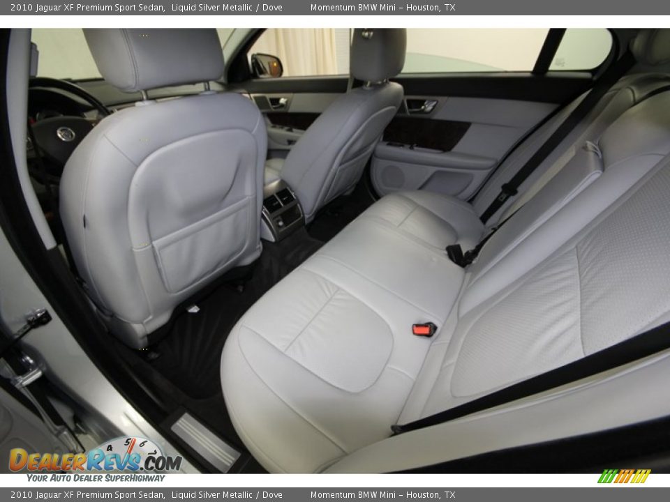 Rear Seat of 2010 Jaguar XF Premium Sport Sedan Photo #31